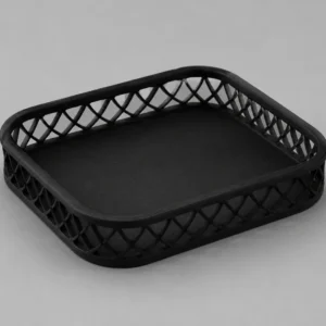 3D Baskı Dekoratif Düzenleyici Tepsi | Modern Organizer Tepsi | Takı, Anahtar, Makyaj ve Banyo Düzenleyici