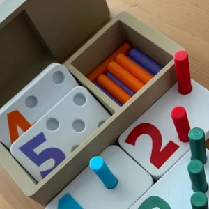 Montessori Sayı Eşleştirme Oyunu | Sayma ve Matematik Eğitim Seti | 3D Baskı