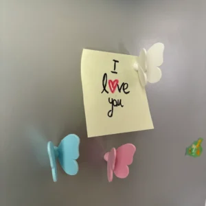 3'lü Kelebek Magnet Seti – Dekoratif Buzdolabı ve Metal Pano Süsü