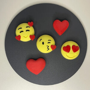 5'li Emoji Magnet Seti – Eğlenceli Buzdolabı ve Pano Süsü