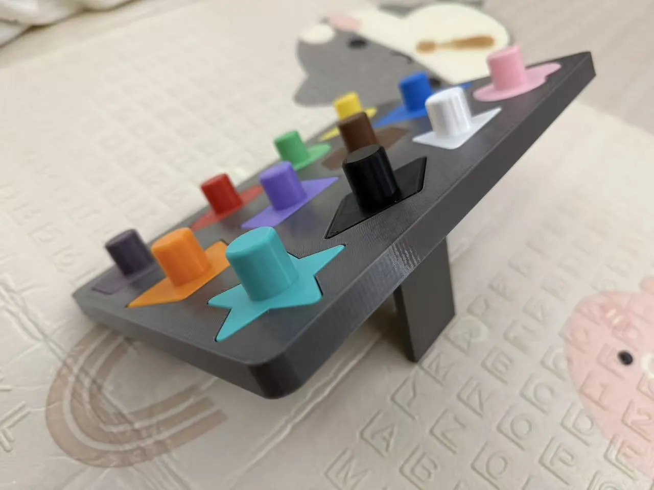 Montessori Şekil Eşleştirme Oyuncağı | Geometrik Eğitici Puzzle - Görsel 2