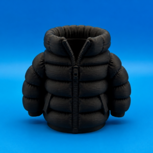 Şişme Mont Kalemlik – 3D Baskı Masaüstü Organizer-Siyah