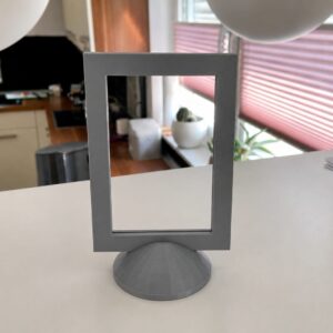 Modern Fotoğraf Çerçevesi – Masaüstü ve Raf Üstü Dekoratif Resimlik-Gri