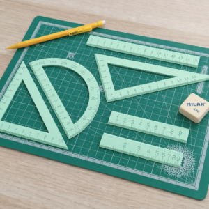 Geometri Cetvel Seti – 3D Baskı İletki, Gönye ve Ölçüm Araçları - Mint