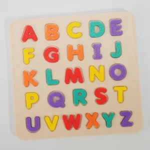 Renkli A-Z Alfabe Puzzle – 3D Baskı 26 Harfli Eğitim Seti