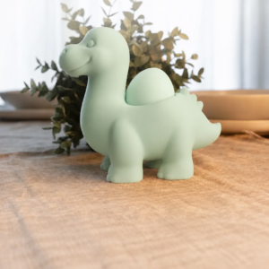 Dinozor Yumurtalık – 3D Baskı Sevimli Eggosaurus Yumurta Tutucu-Mint
