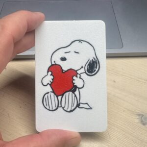 Dekoratif Kart Kaplama Banka Kartı Kılıfı Sevimli Köpek Temalı Temassız Ödeme Uyumlu Koruyucu – 3D Baskı