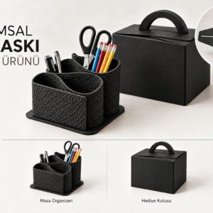 Taş Desen Masa Organizeri