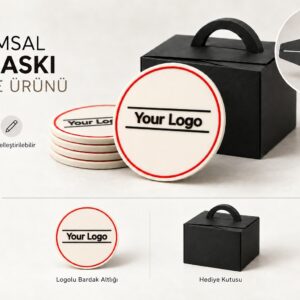 Logolu Bardak Altlığı