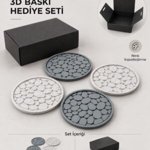 4'lü Bardak Altlığı Seti