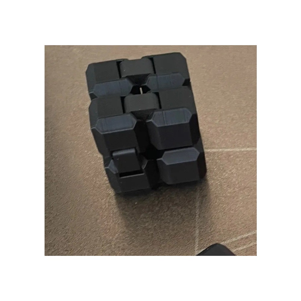 Sonsuzluk Küpü (Infinity Cube) Fidget Oyuncağı – Siyah