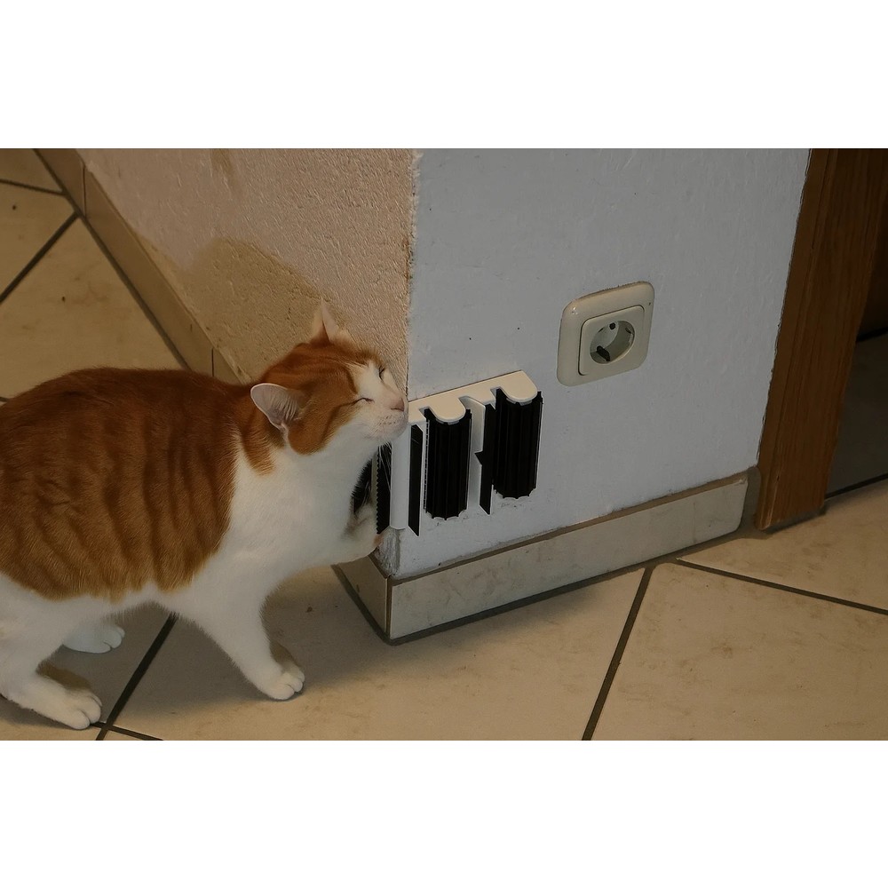 Kişiselleştirilebilir Duvara Montajlı Kedi Kaşınma Fırçası